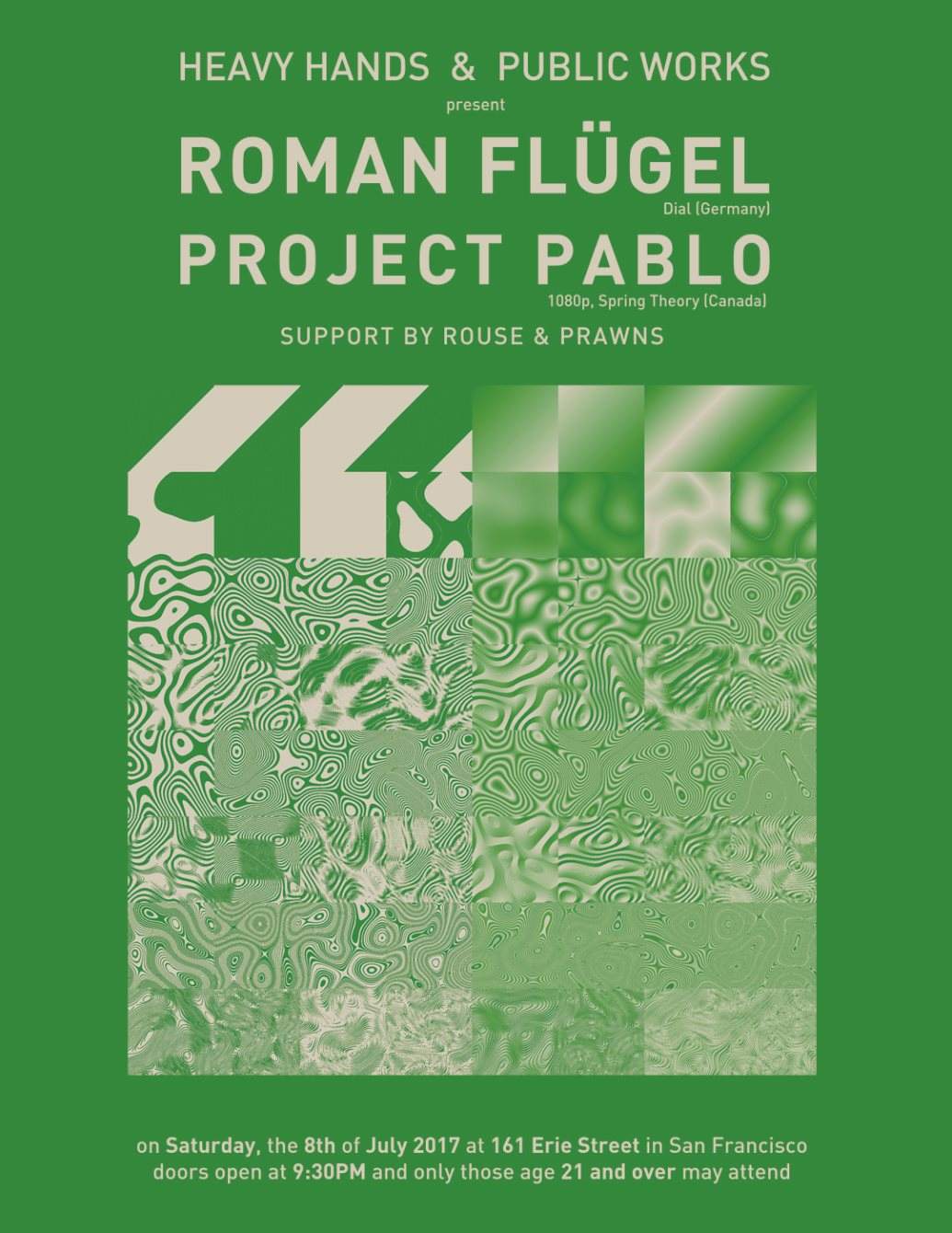 Heavy Hands & Public Works: Roman Flügel / Project Pablo - Página trasera