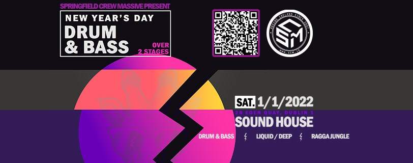 New Years Day Drum and Bass ( at The Sound House ) Still ON w 50% Capacity - Página frontal