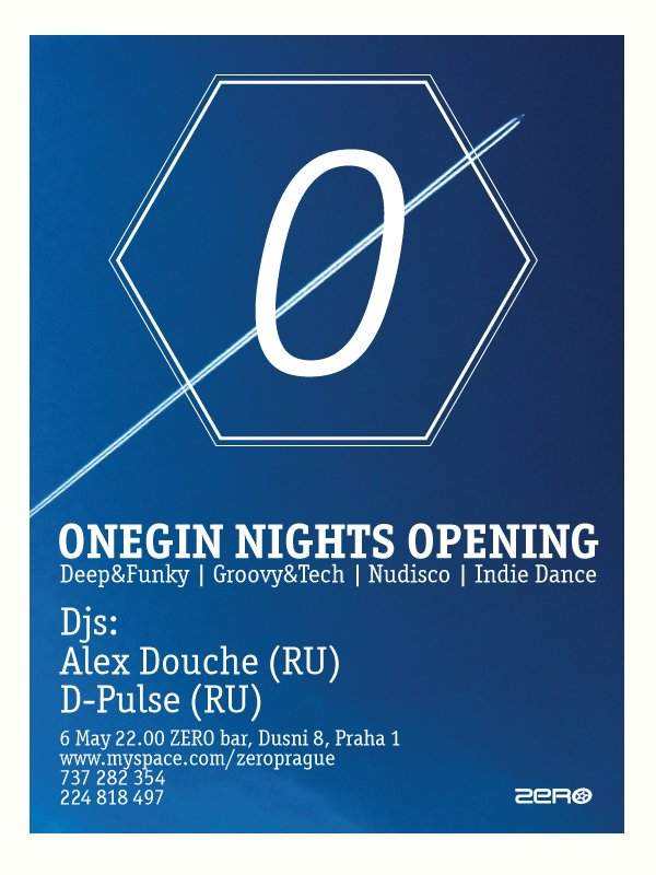 Onegin Nights Opening - フライヤー表