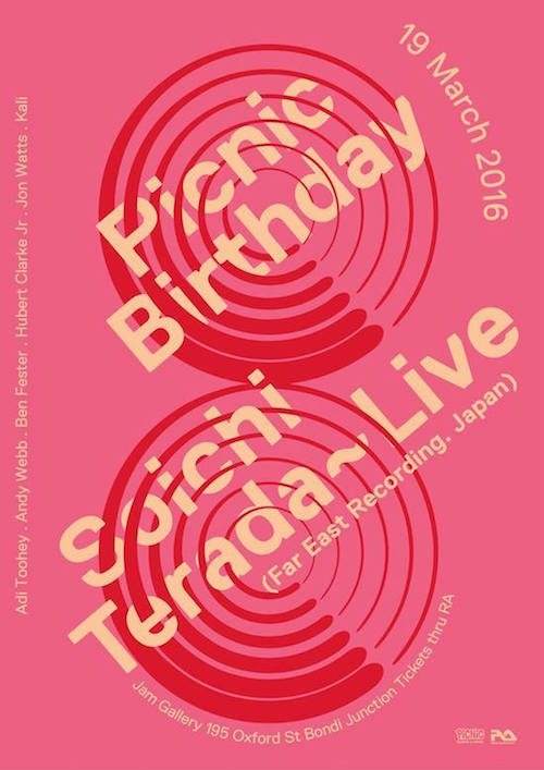Picnic 8th Birthday with Soichi Terada - Live - フライヤー表