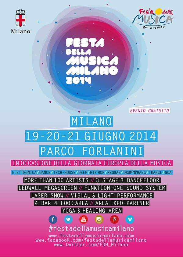 Festa Della Musica Milano 2014 - Página frontal