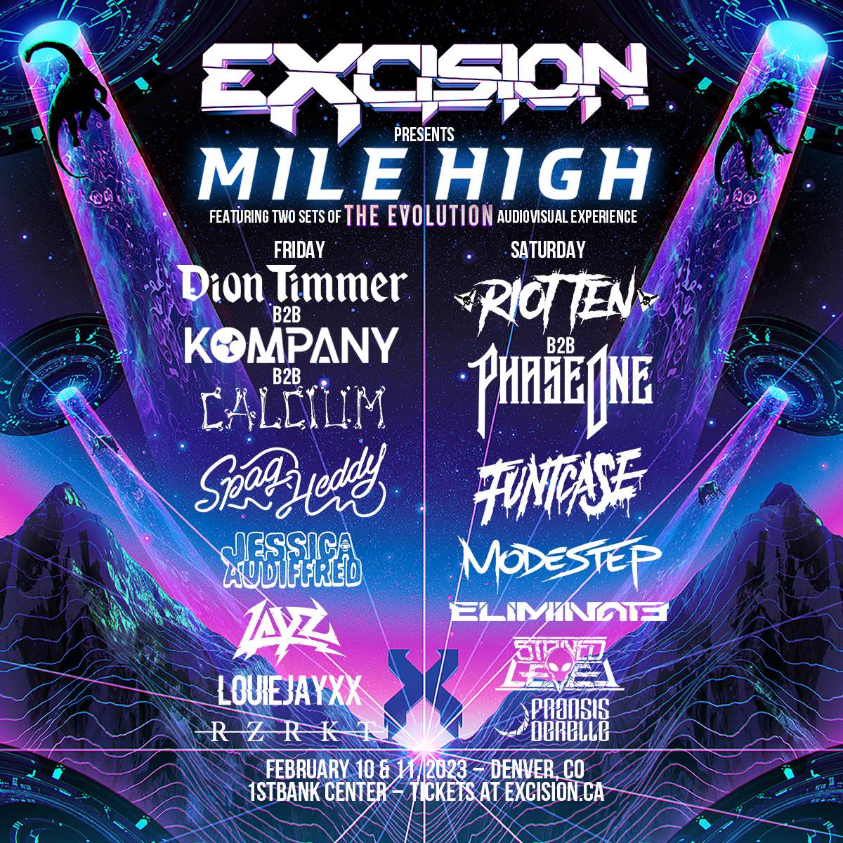 Excision presents Mile High - Página frontal