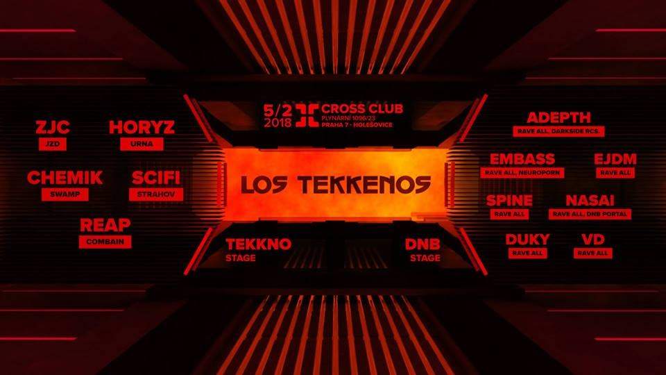 LOS Tekkenos 	DNB Stage - フライヤー表