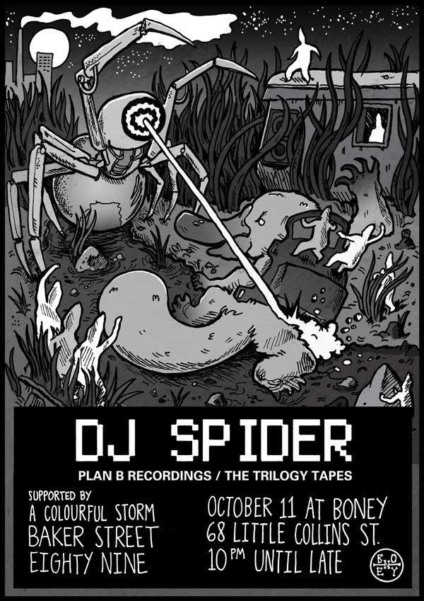 DJ Spider - Página frontal
