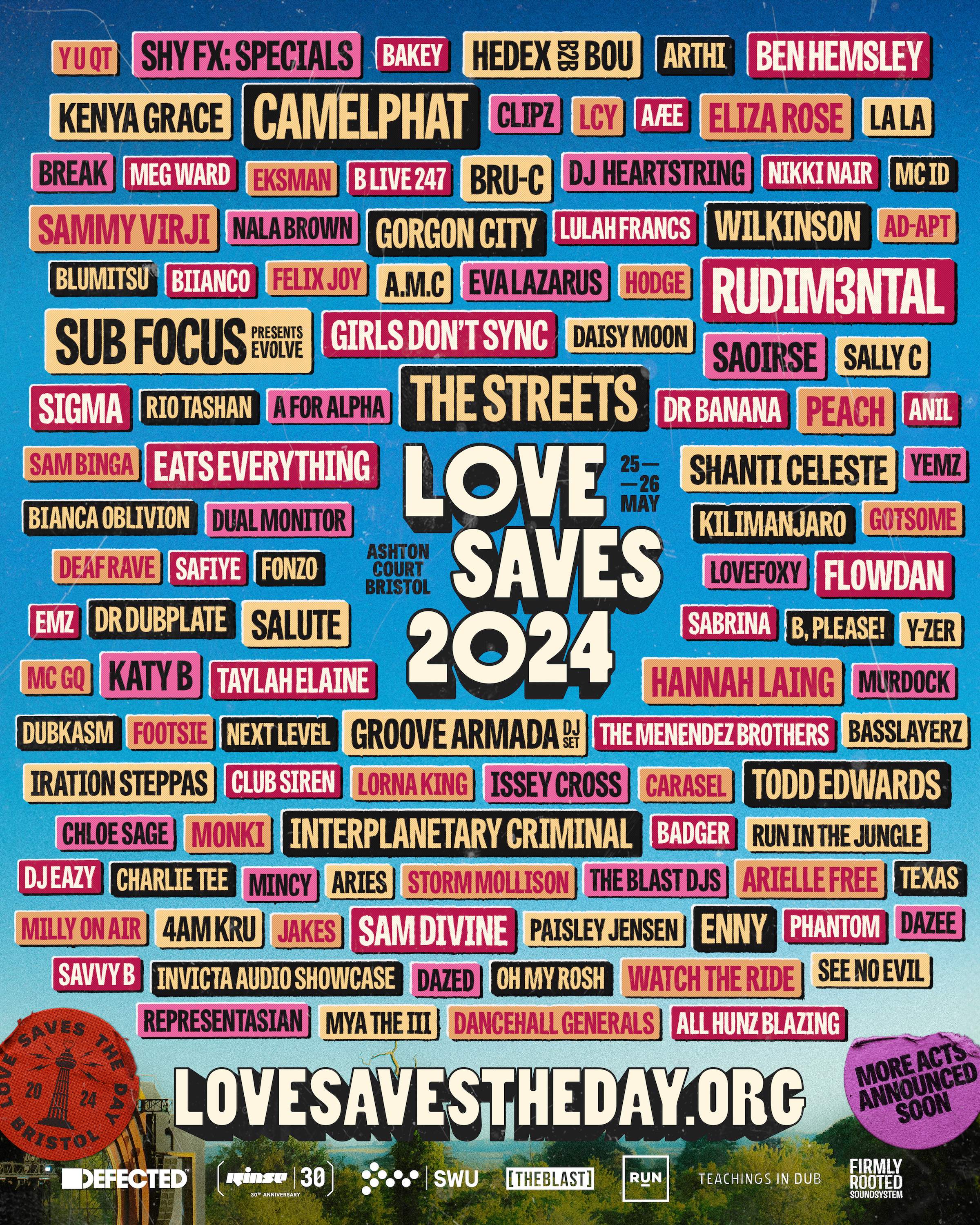 Love Saves The Day 2024 - フライヤー表