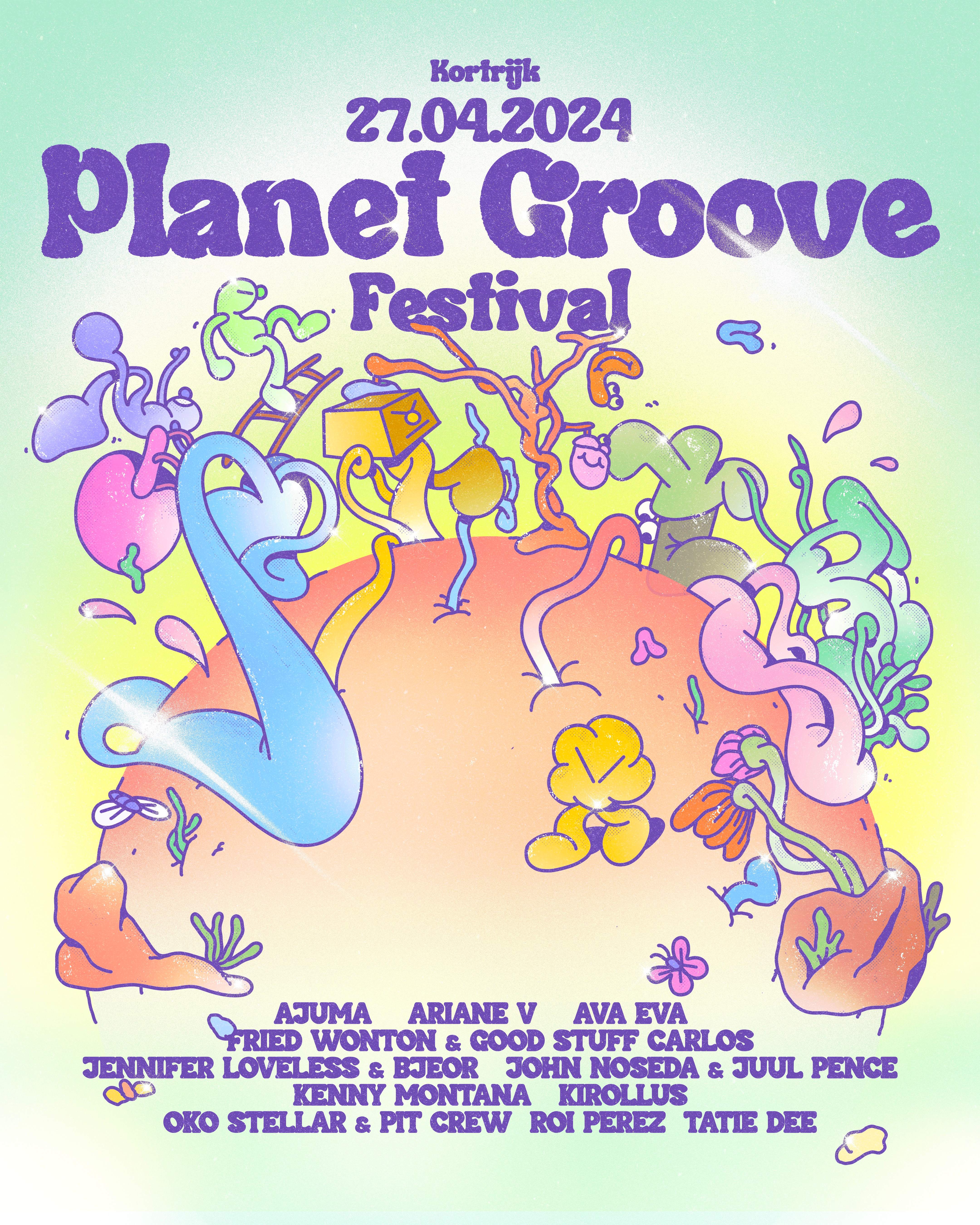 Planet Groove Festival 2024 - フライヤー表