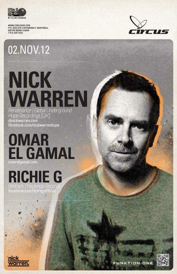 Nick Warren - Omar El Gamal - Richie G - Página frontal