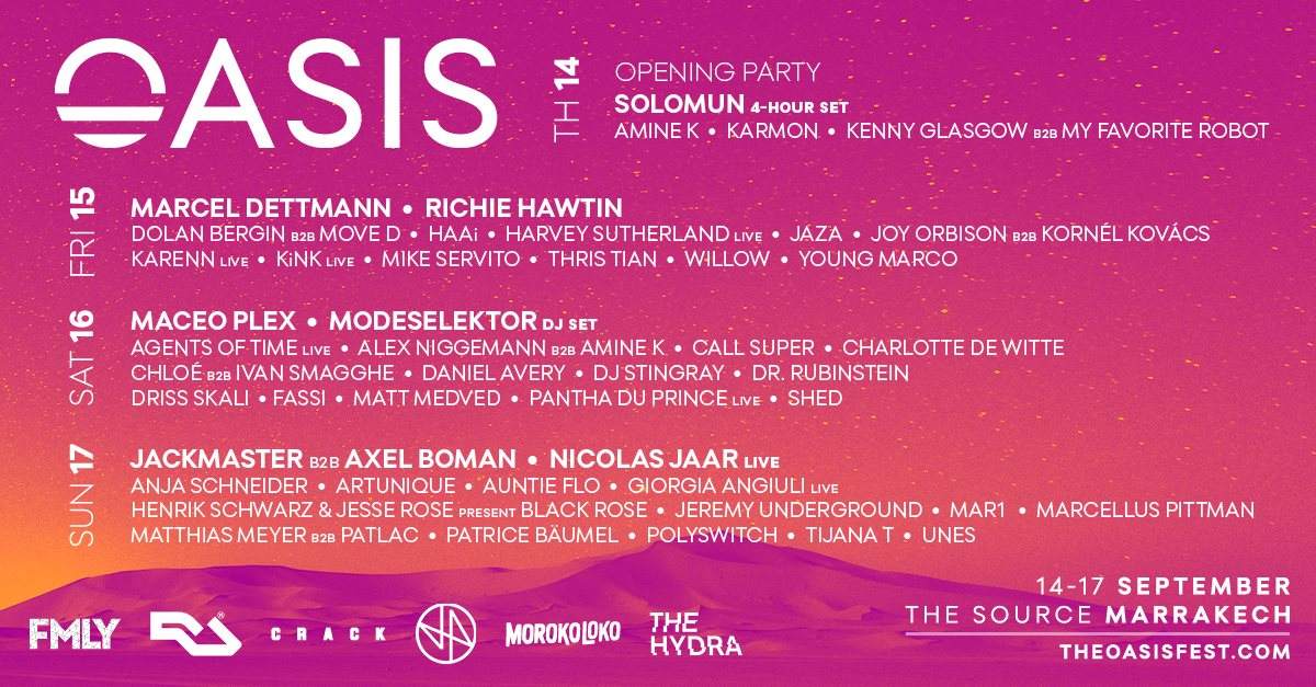 Oasis Festival 2017 - Página frontal