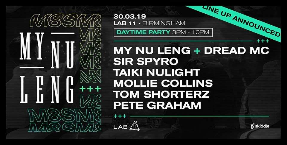 My Nu Leng & M8's - Day Time Party - Página frontal