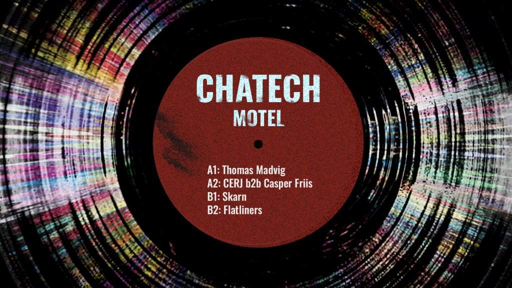 Chatech Motel with Thomas Madvig / Skarn / CERJ / Casper Friis / Flatliners - Página trasera