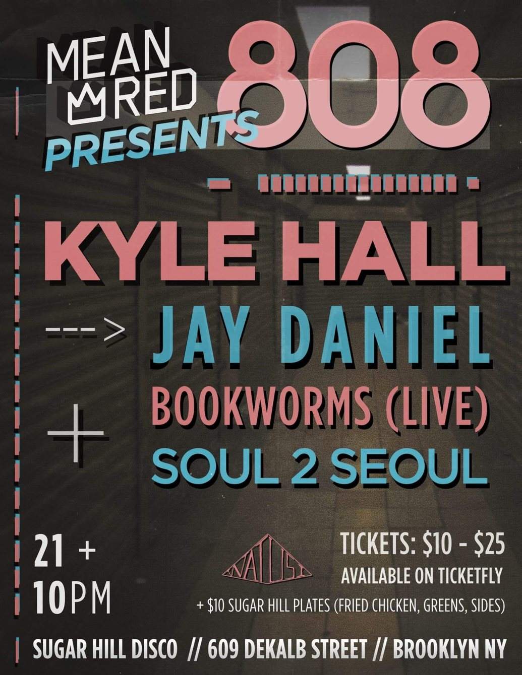 808 || Kyle Hall, Jay Daniel, Bookworms (Live), Soul 2 Seoul - Página frontal