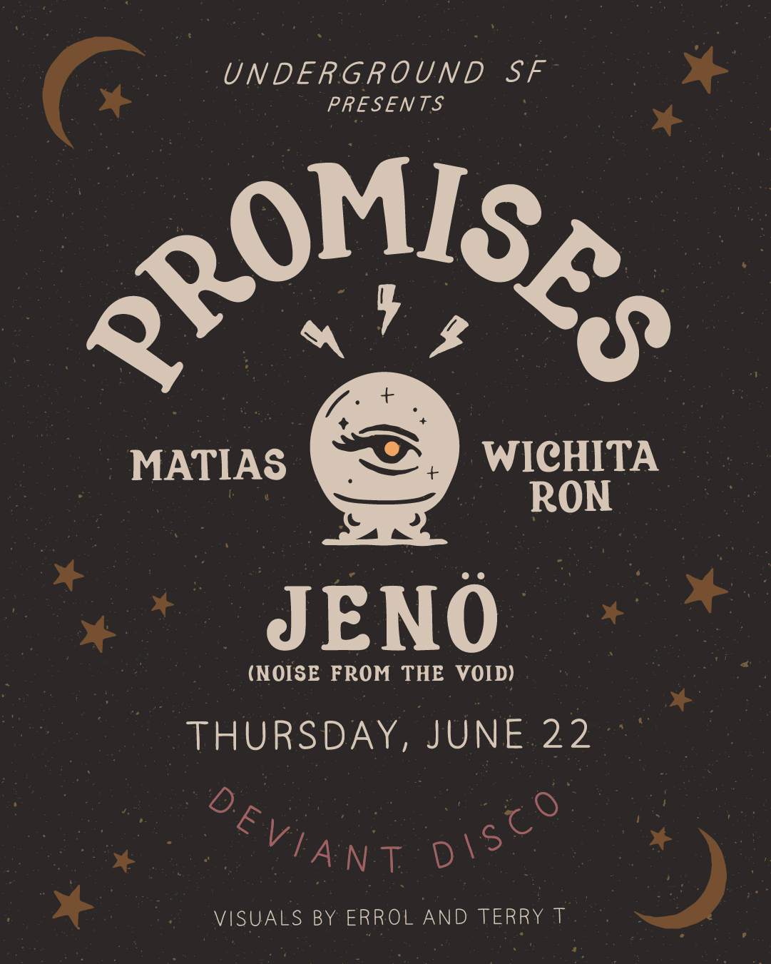 Promises presents Jenö - Página frontal