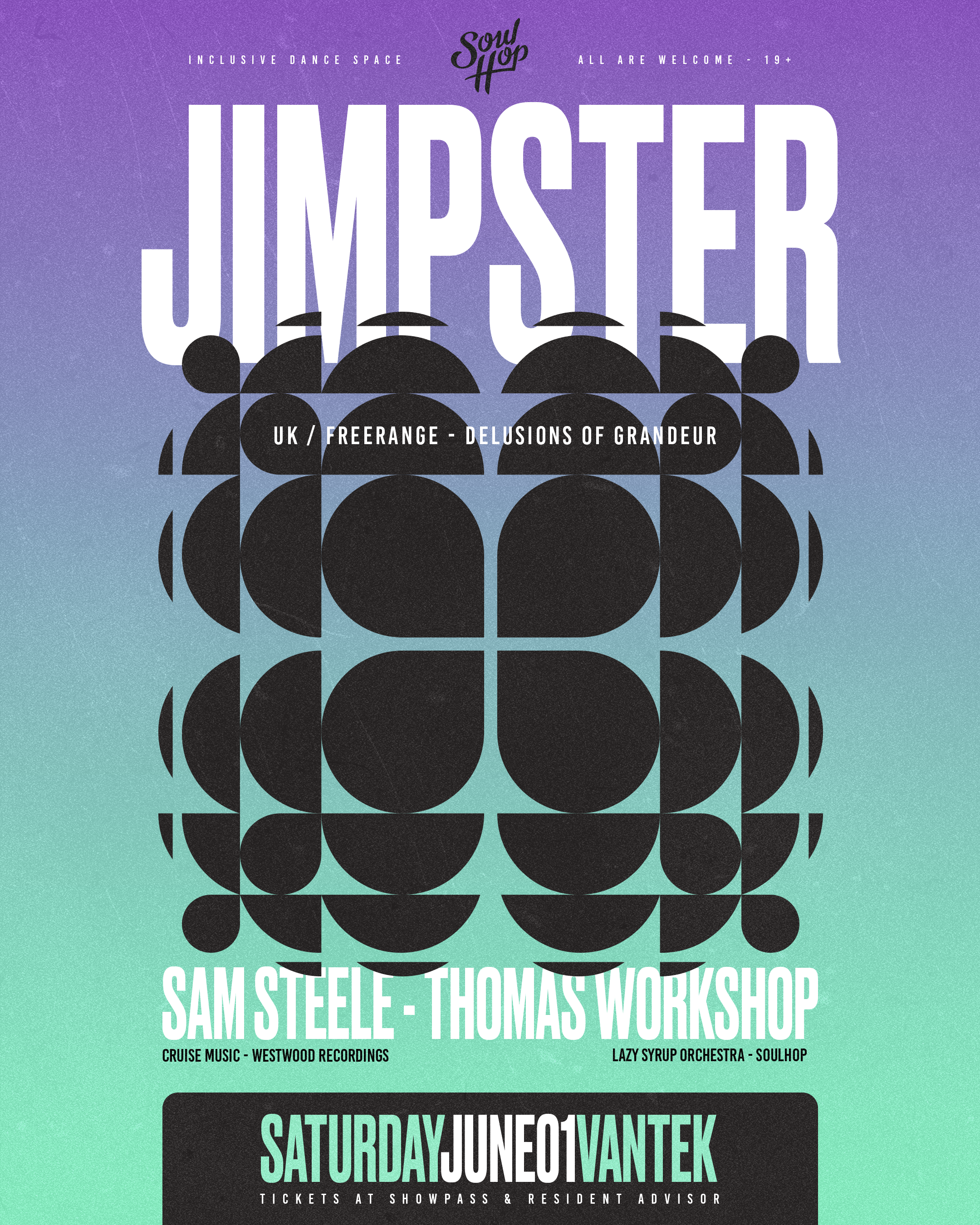 Jimpster (4hr set) - フライヤー表