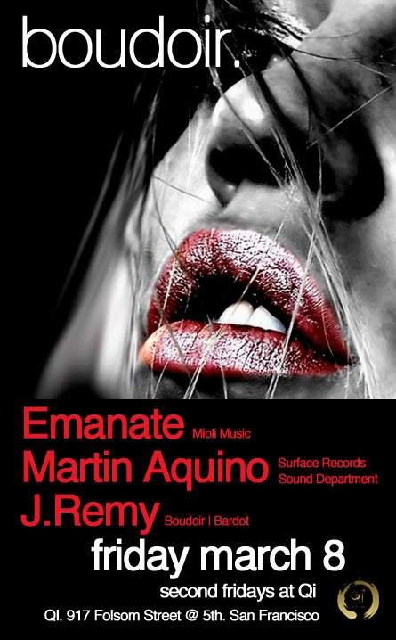 Boudoir. feat. Emanate, Martin Aquino & J.Remy - Página frontal