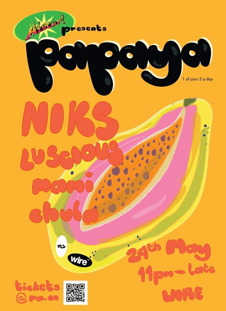 Azúcar presents Papaya with NIKS [ONE LAST DANCE] - Página frontal