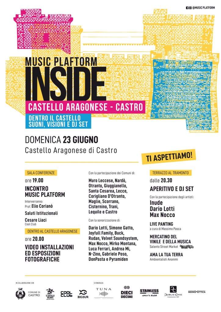 Music Platform Inside Castello Aragonese Castro - Página frontal
