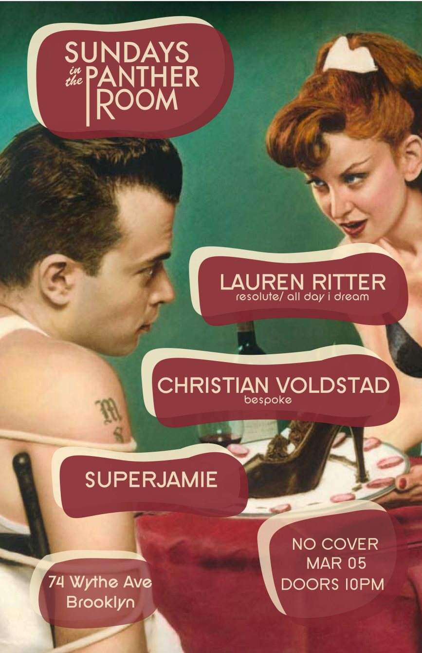 Sundays in The Panther Room - Lauren Ritter/ Christian Voldstad/ DJ ...