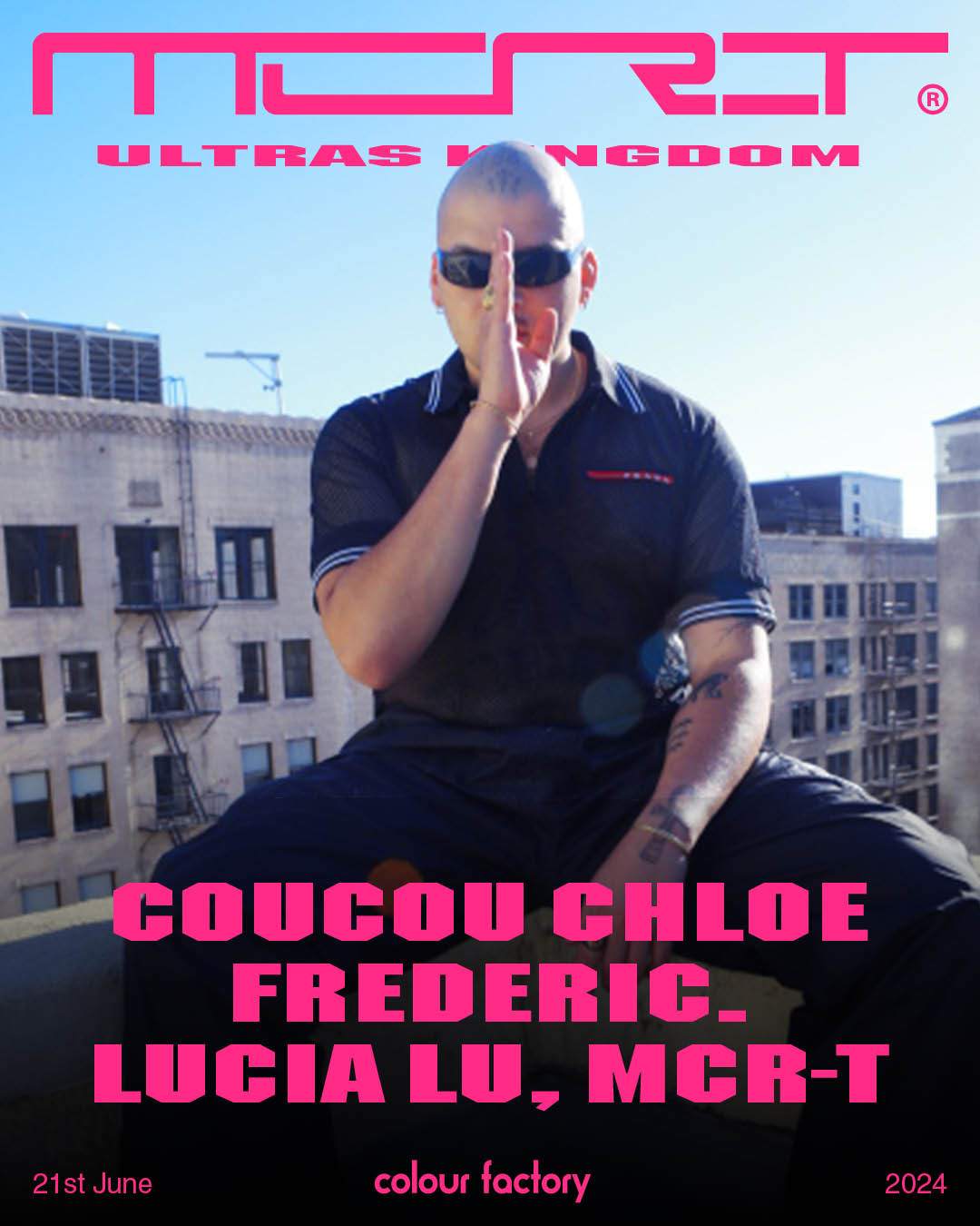 MCR-T Ultras Kingdom: COUCOU CHLOE, Frederic. & Lucia Lu - フライヤー表