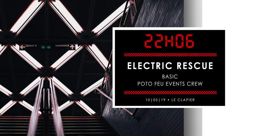 22h06 with Electric Rescue, Basic & Poto Feu Events - Página frontal