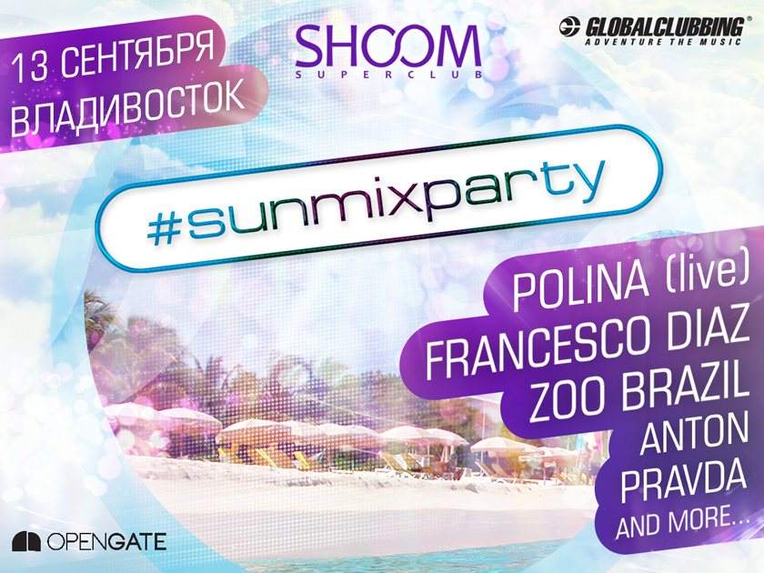 #Sunmixparty (Francesco Diaz, Zoo Bazil, Mync) - Página frontal