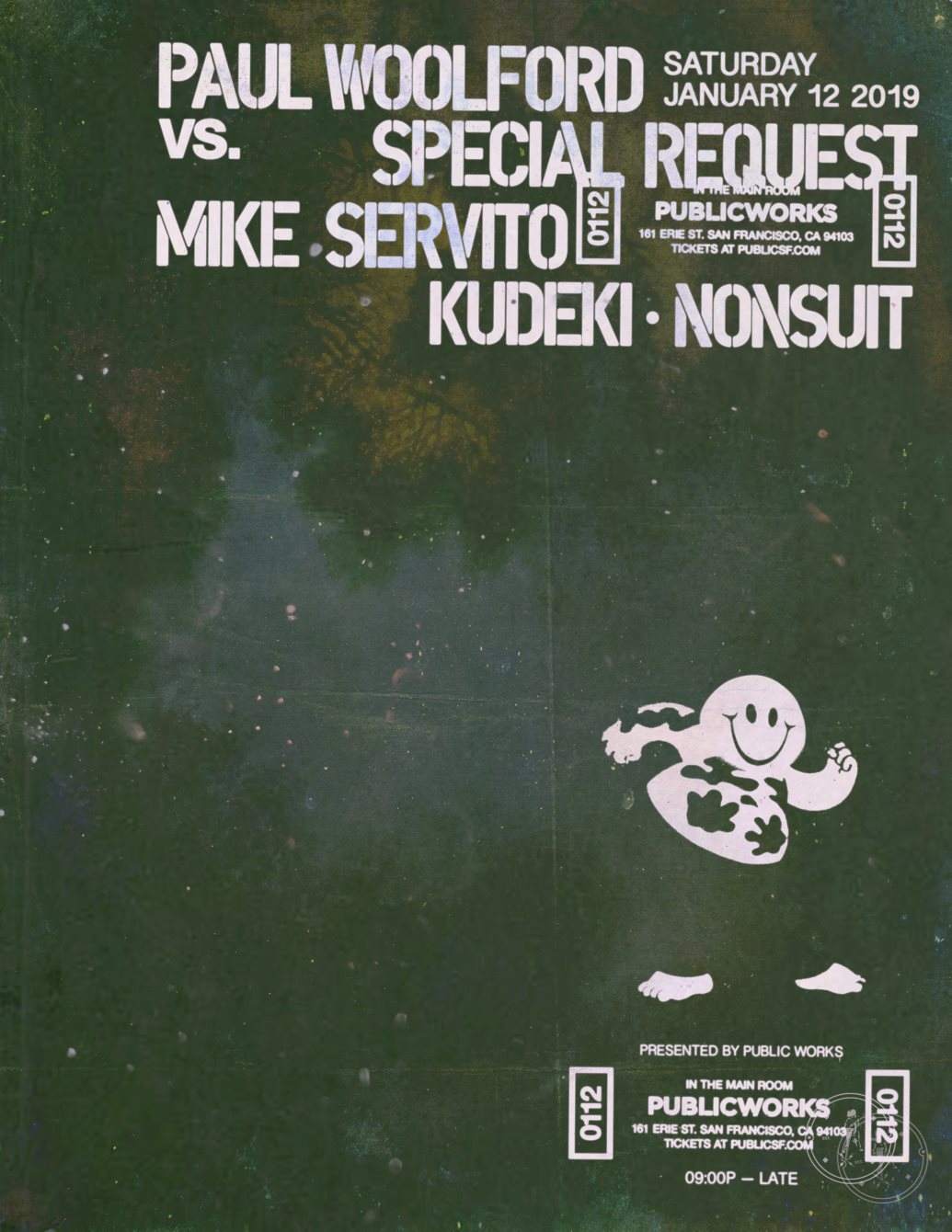Paul Woolford vs. Special Request & Mike Servito at Public Works - Página trasera
