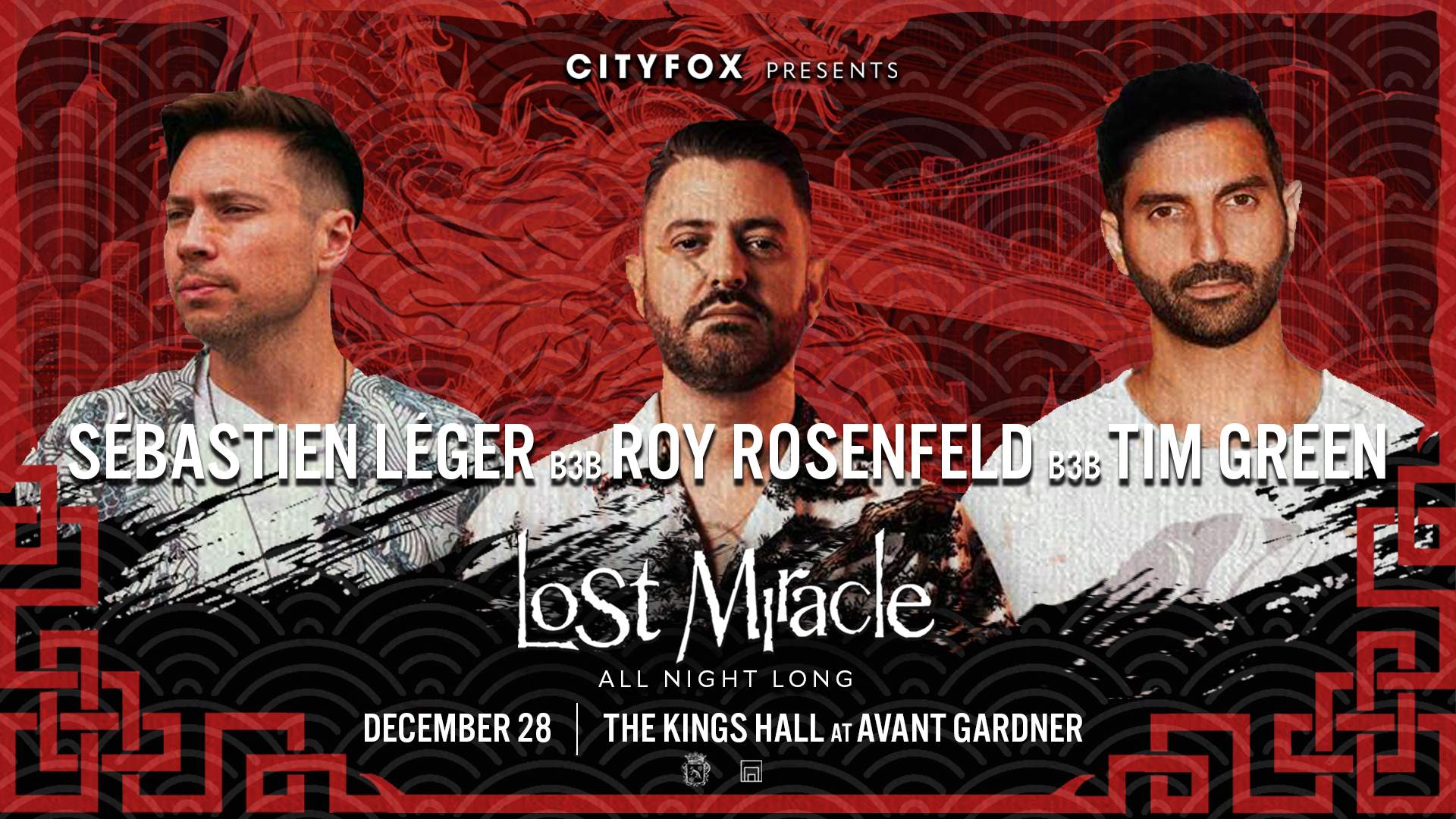 CITYFOX PRESENTS: SÉBASTIEN LÉGER X ROY ROSENFELD X TIM GREEN at Avant ...