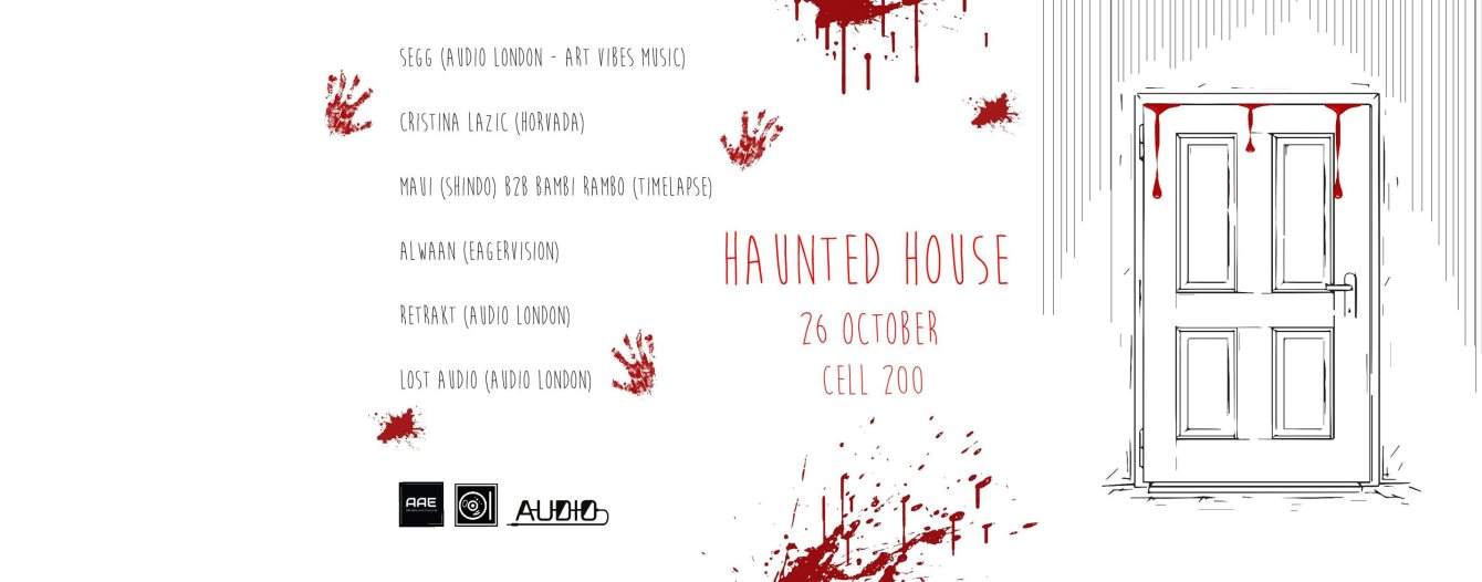 Audio Halloween: Haunted House [SOLD OUT] - フライヤー表