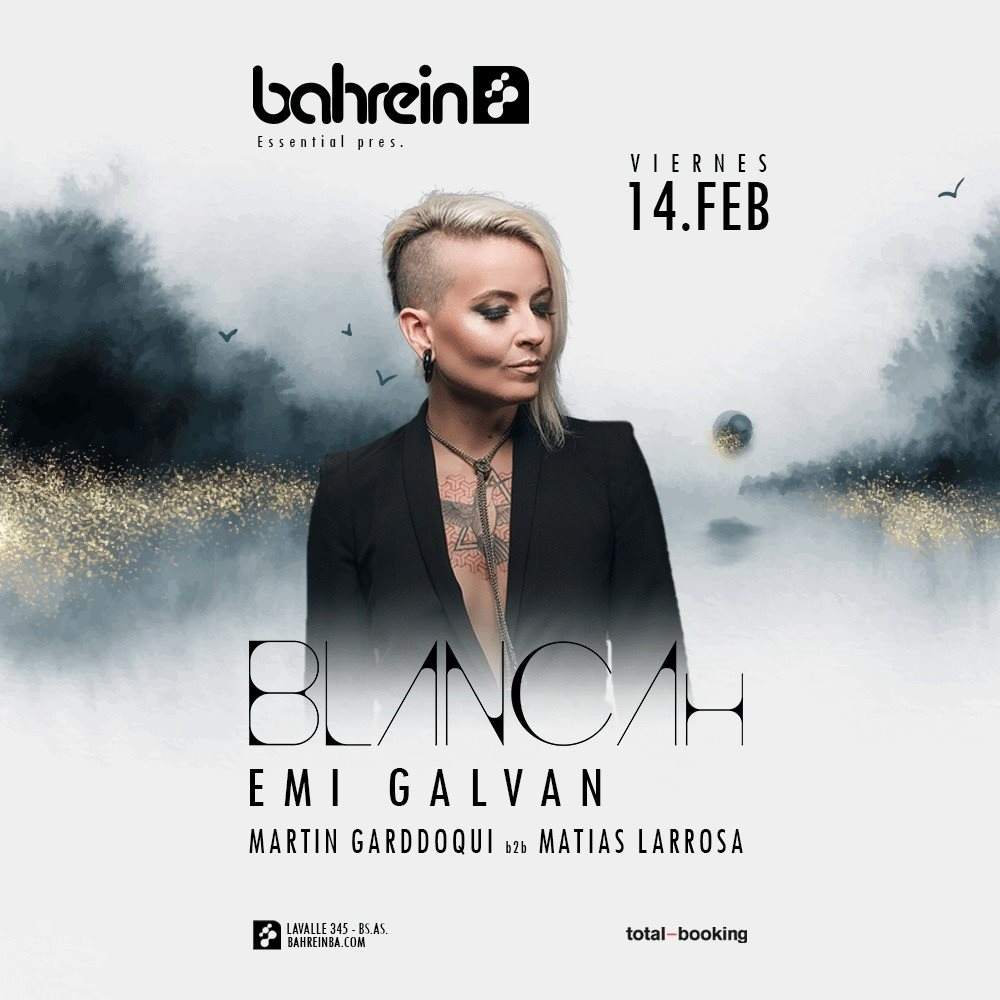 BLANCAh, Emi Galvan and More at Bahrein Club - フライヤー表