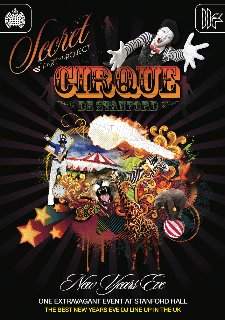 Secret Party Project present Cirque De Stanford..The Biggest Nye Party In The Midlands - Página frontal