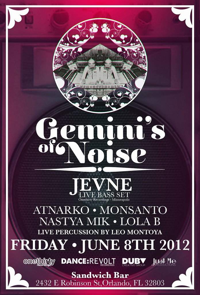 Gemini's of Noise - フライヤー表