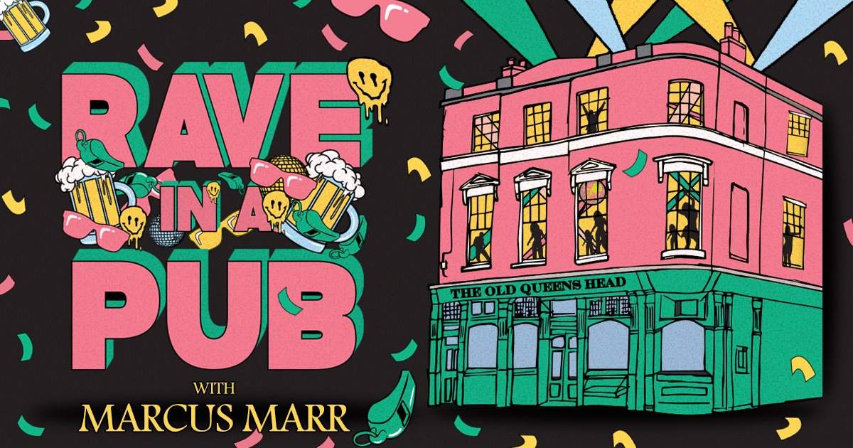Rave In A Pub: Marcus Marr - フライヤー裏