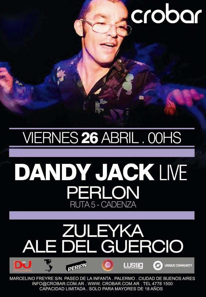 Dandy Jack (Live) - Página frontal