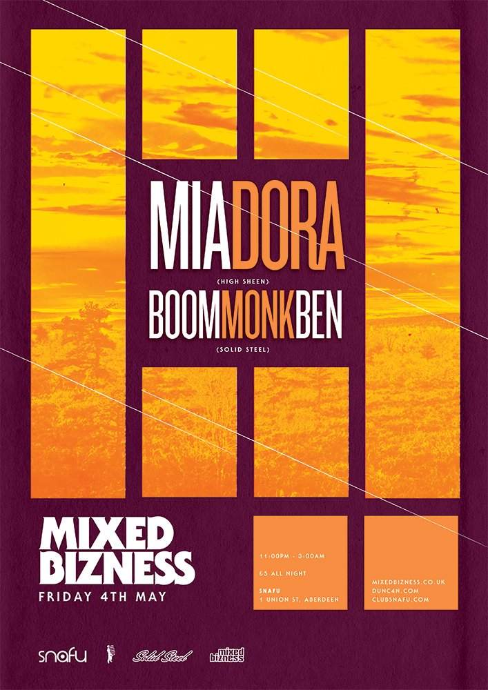 Mixed Bizness: Mia Dora & Boom Monk Ben (Solid Steel) - Página frontal
