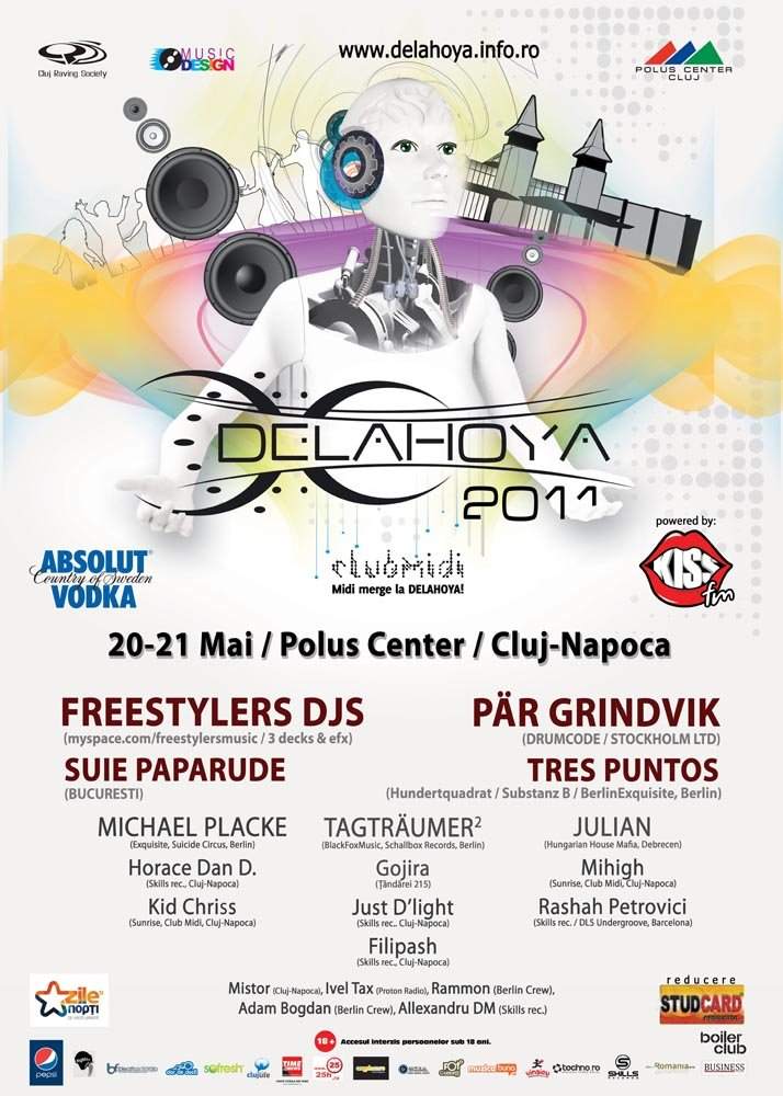 Delahoya Festival 2011 - Day 2 - フライヤー表