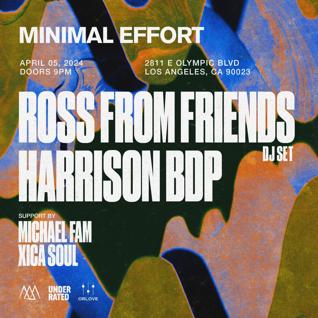 Minimal Effort: Ross From Friends & Harrison BDP - Página frontal