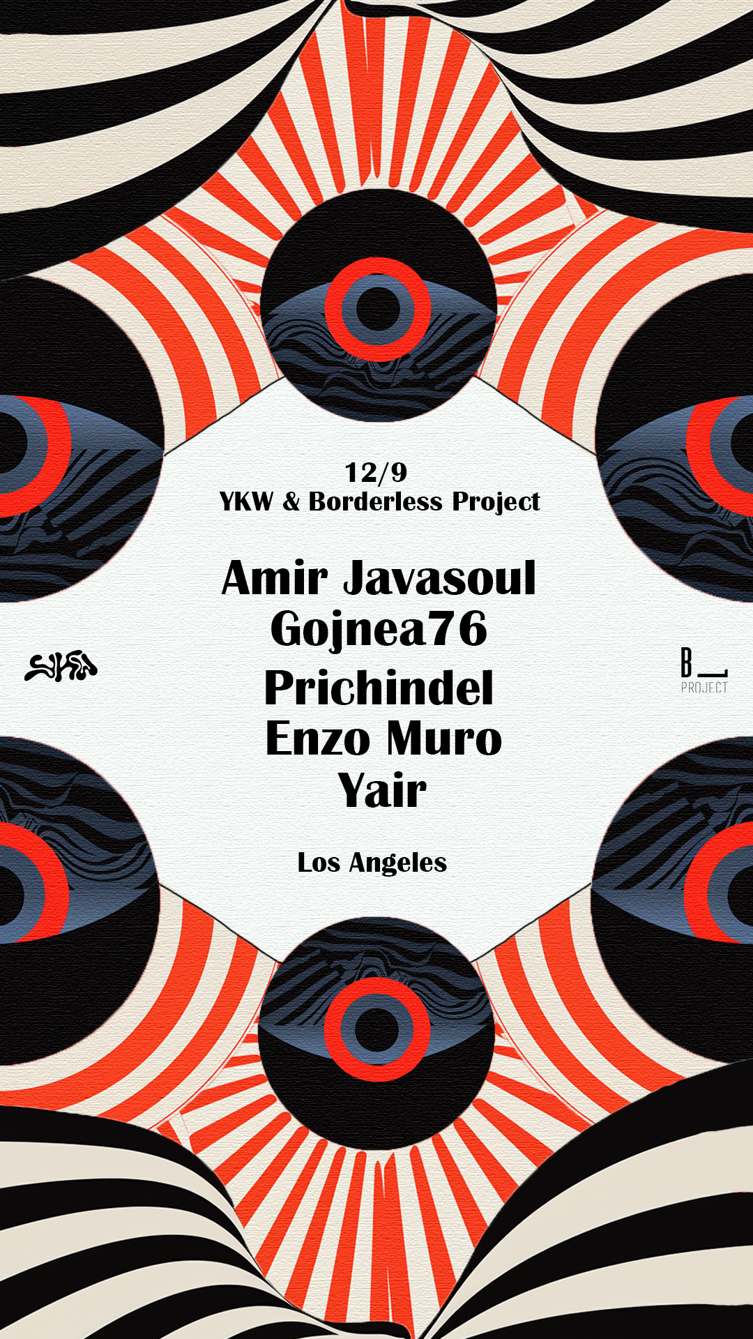 YKW & Borderless Project feat. G76 (RO), Amir Javasoul (CA) & Prichindel (RO) - Página frontal
