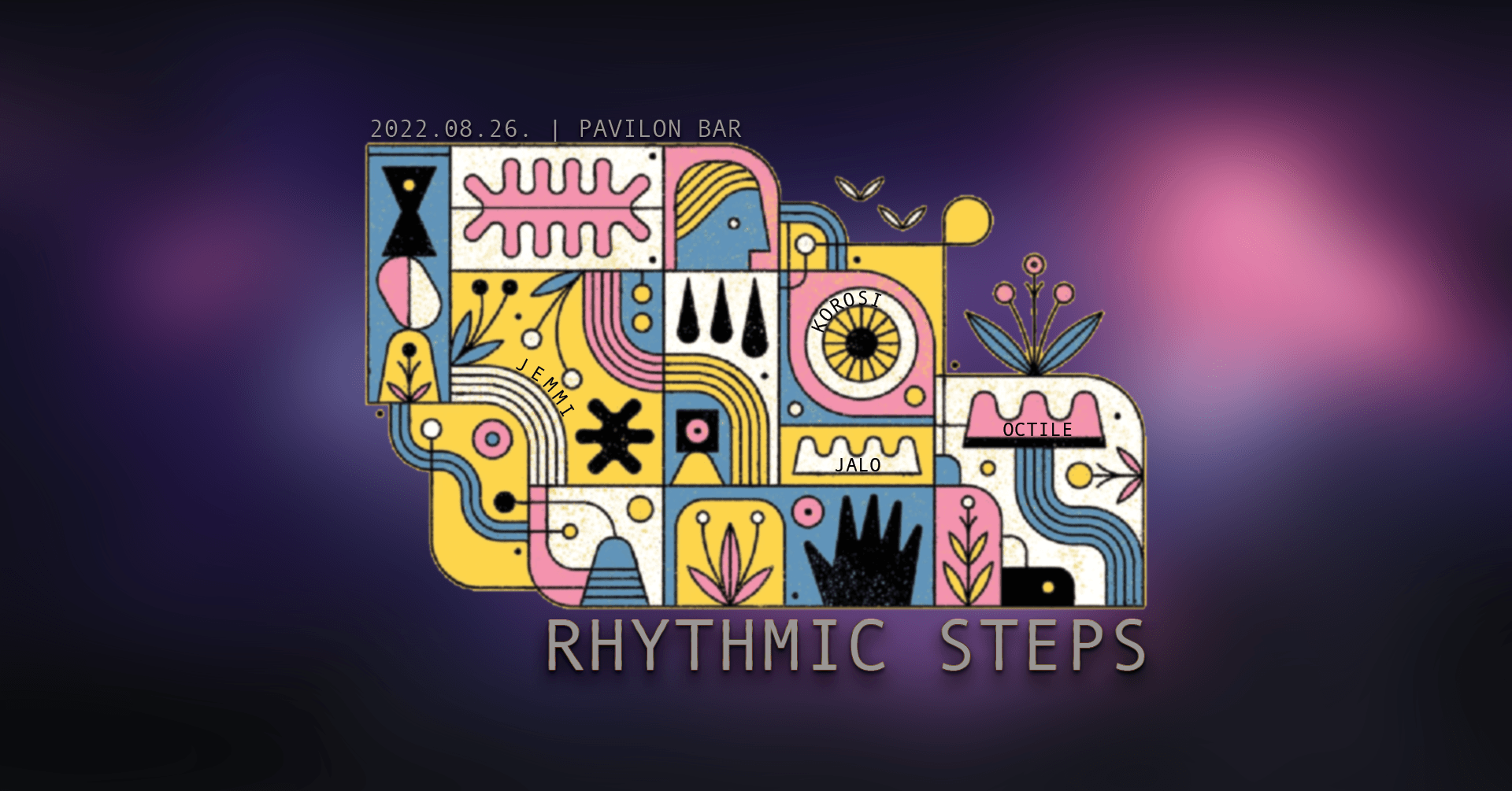Rhythmic Steps IX. - Sounds of Sirius - フライヤー裏