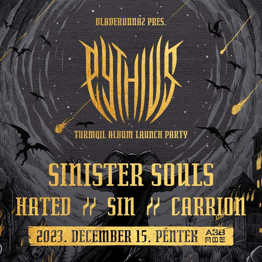 Bladerunnaz pres. Pythius / Sinister Souls - Página frontal