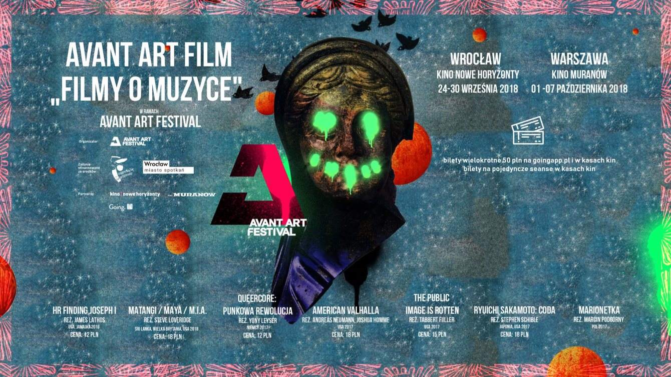 Avant Art Festival 2018 Wroclaw - フライヤー裏