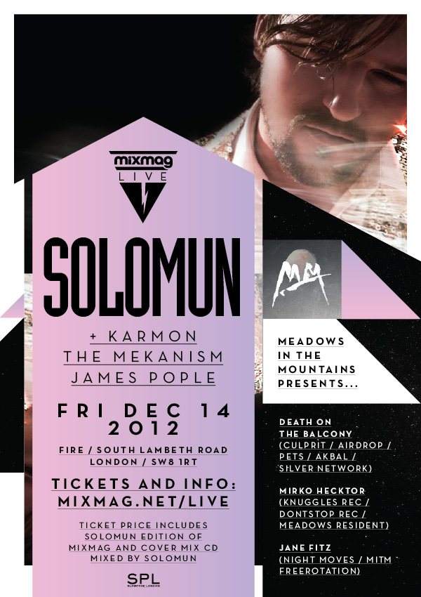 Mixmag　Live　London　presents　Solomun　at　Fire,