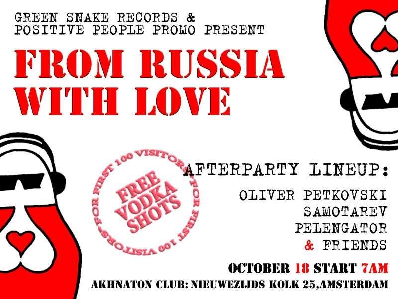 From Russia with Love Afterparty - フライヤー裏