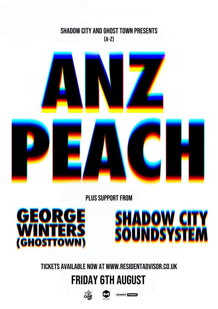 Shadow City - Anz, Peach, DJ Moments and Shadow City Soundsystem - Página frontal