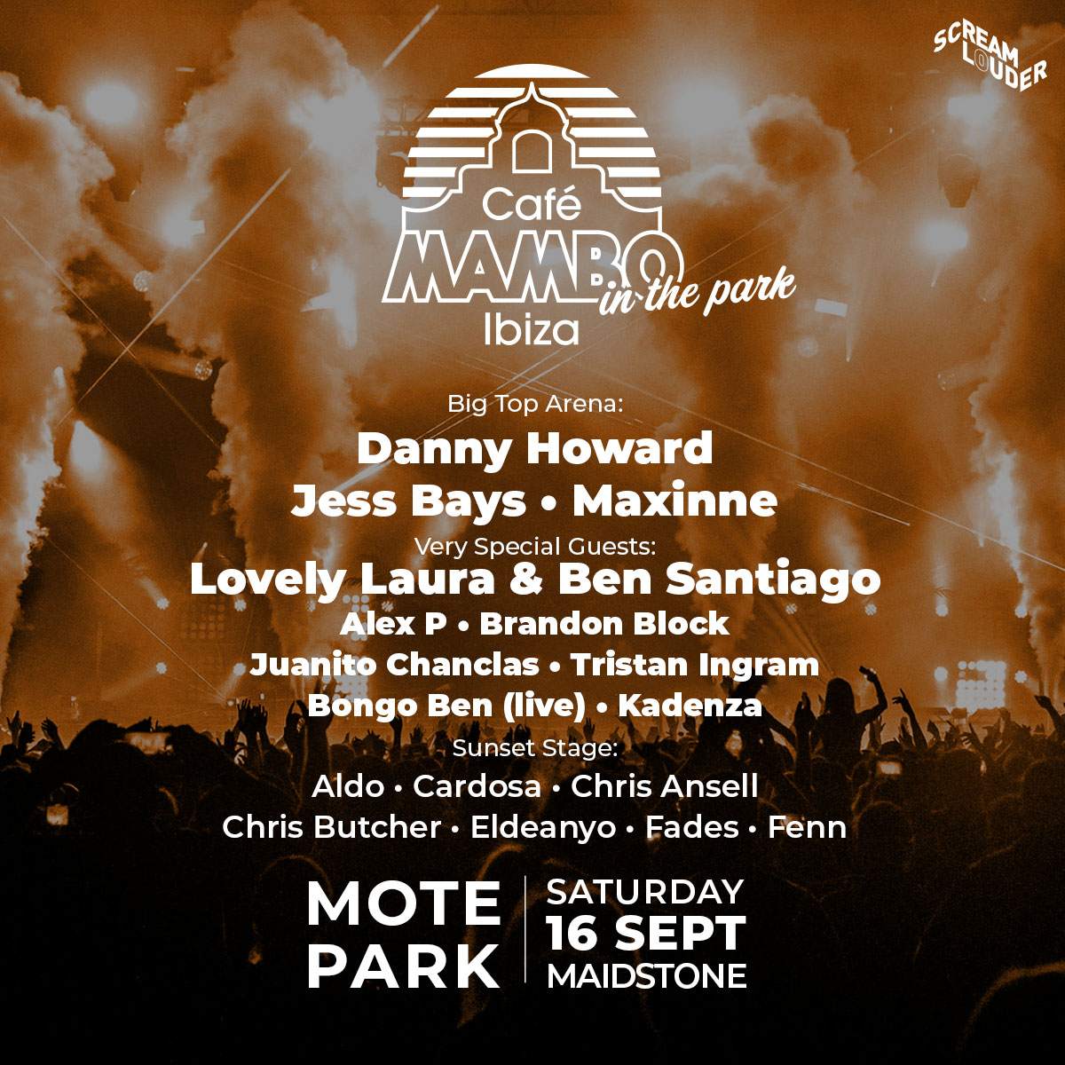 Cafe Mambo Ibiza In The Park Festival - フライヤー表