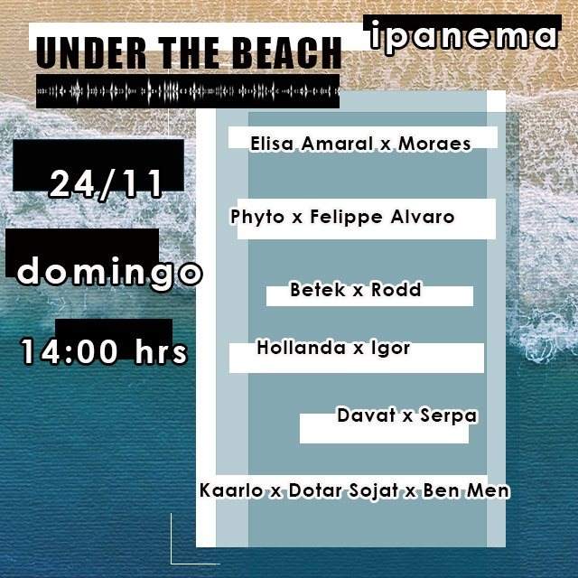 Under The Beach day Party (Ipanema, RJ) - Página trasera