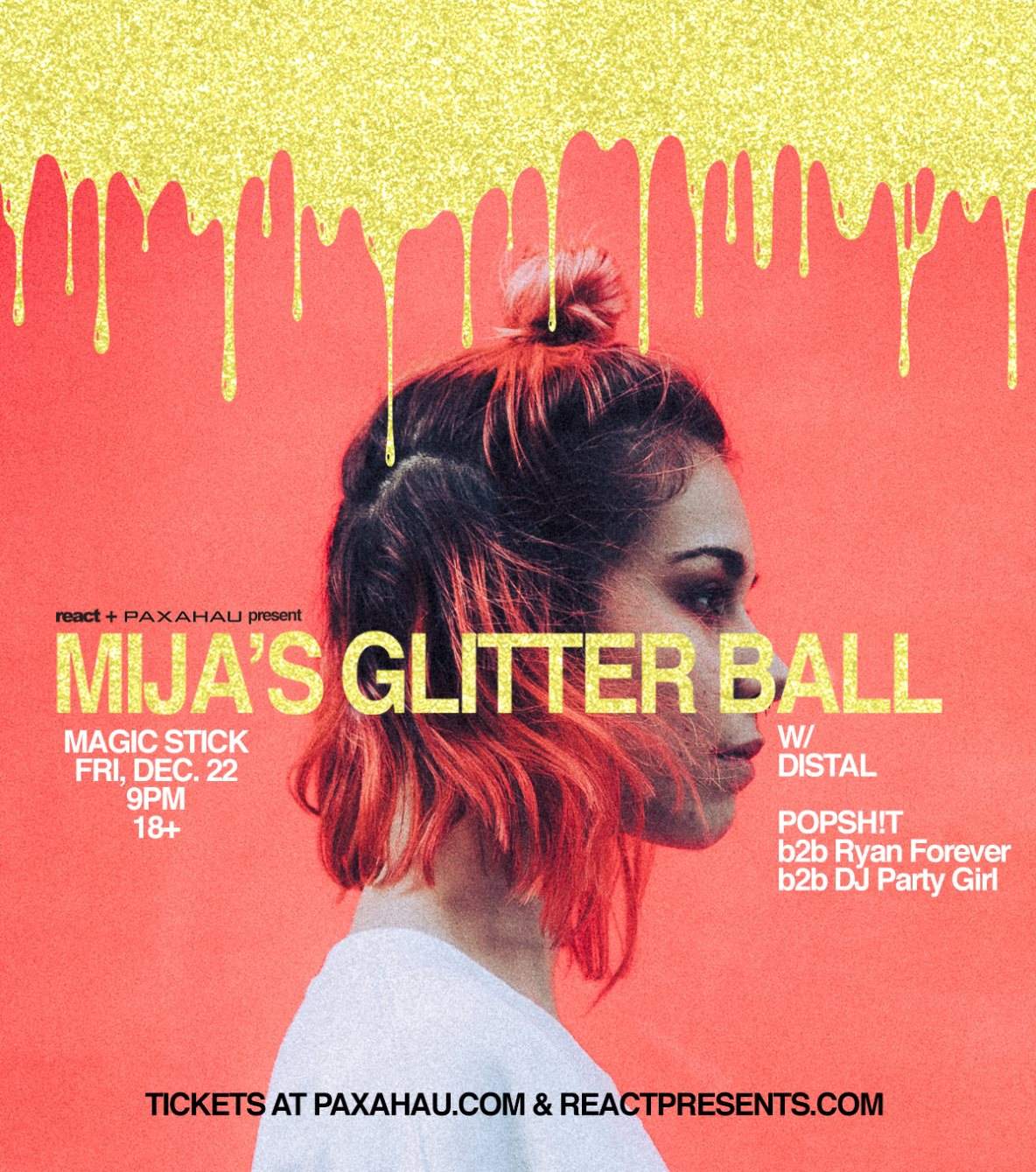 Mija's Glitterball - フライヤー表