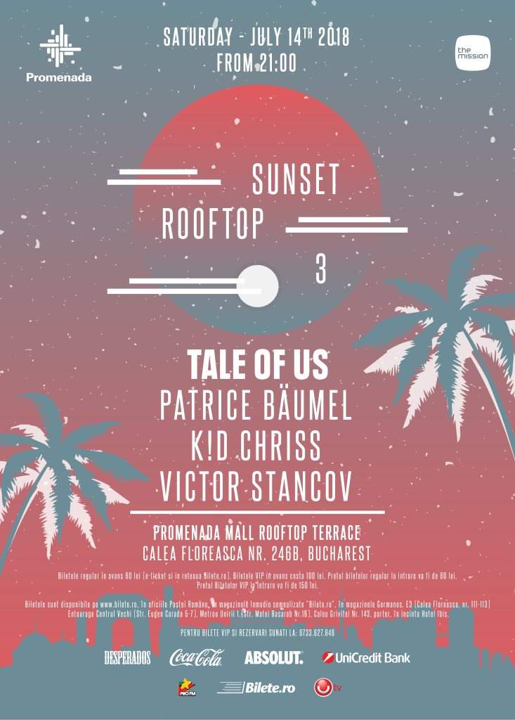 The Mission Sunset Rooftop - フライヤー表