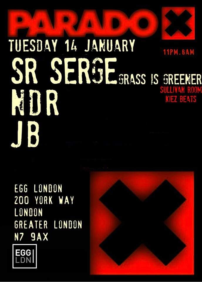 Paradox with SR Serge (Grass IS Greener) NDR & JB - Página frontal