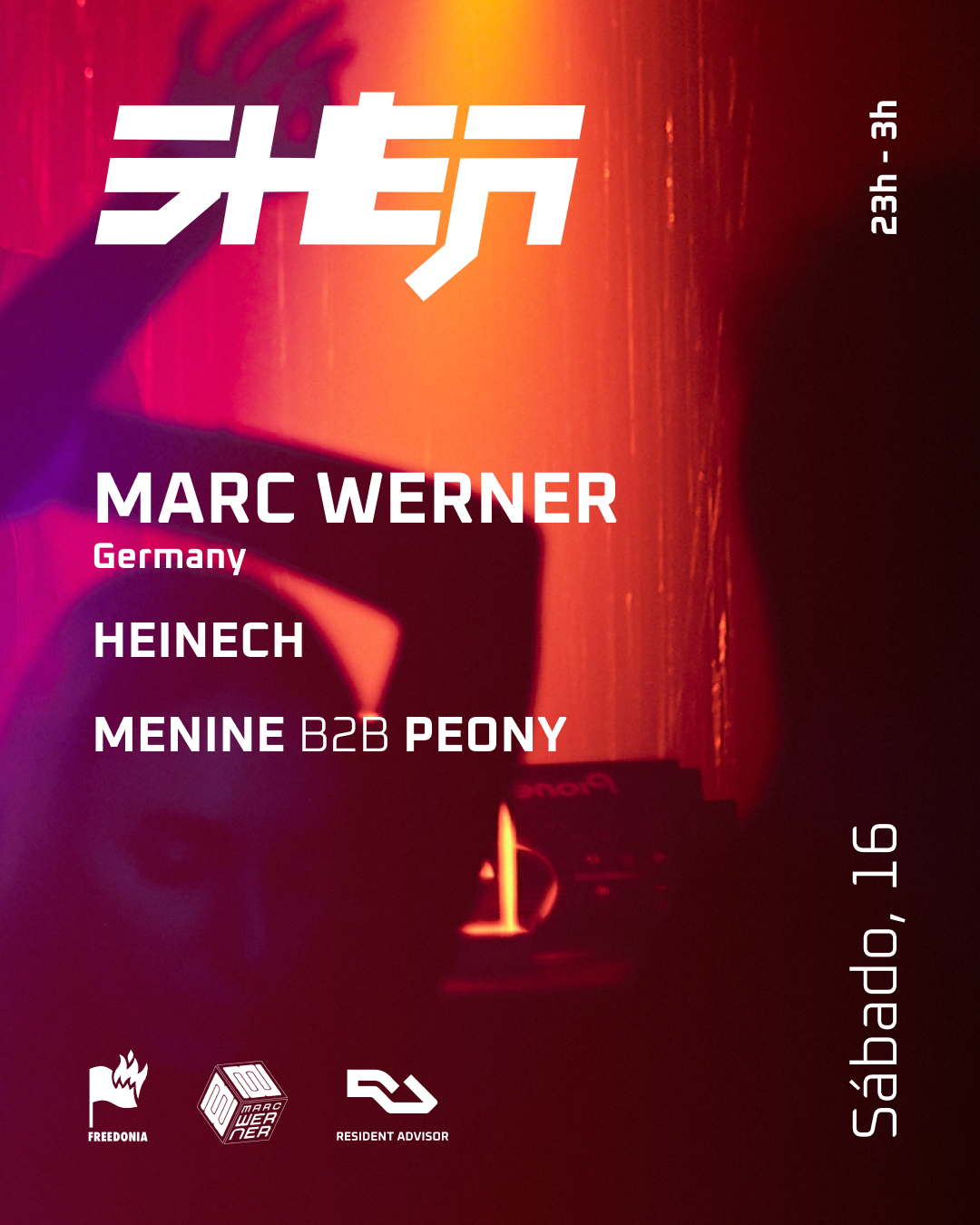 SHEA with MARC WERNER - フライヤー表