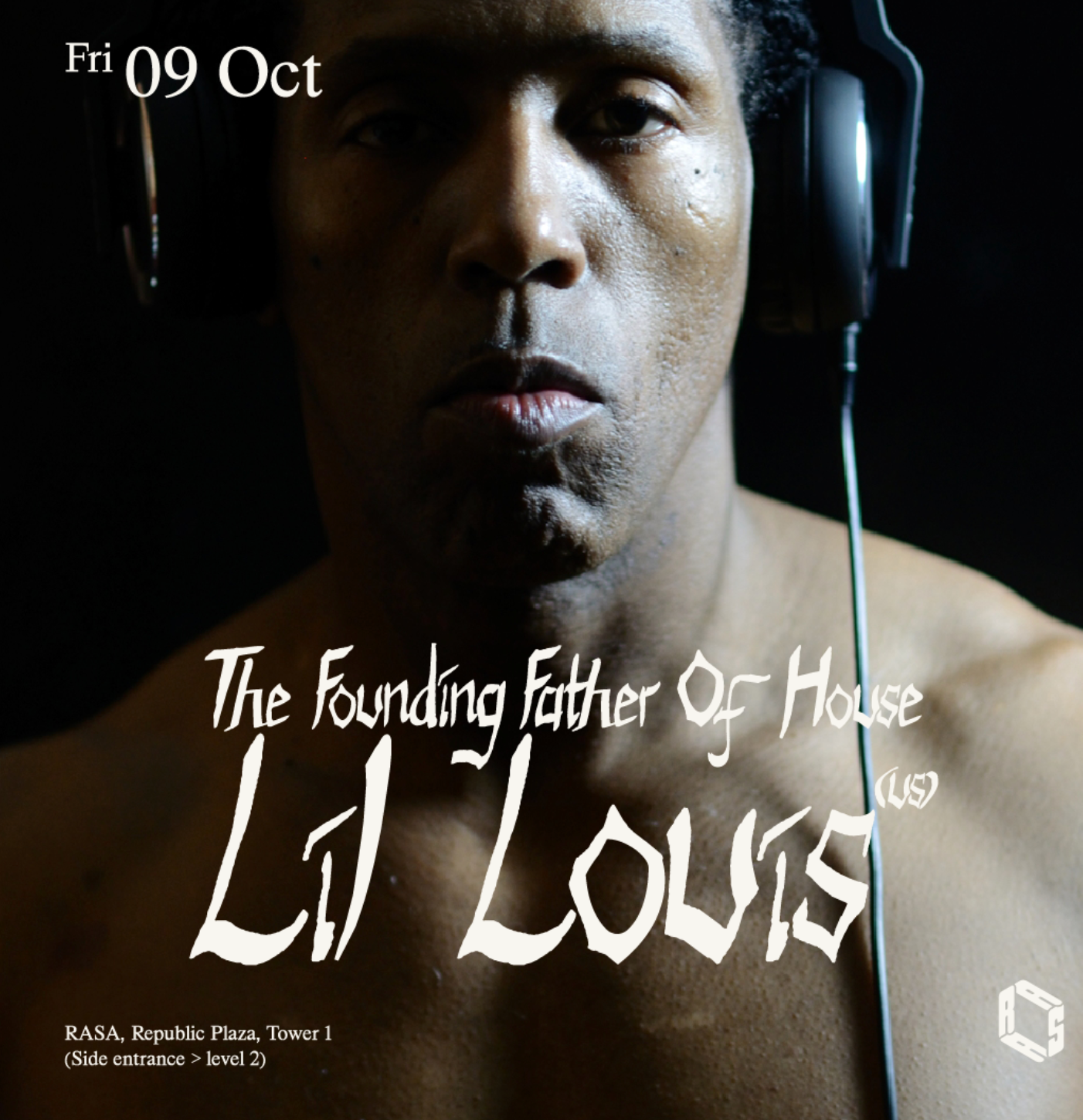RASA presents Lil' Louis (The Founding Father Of House) - Flyer front