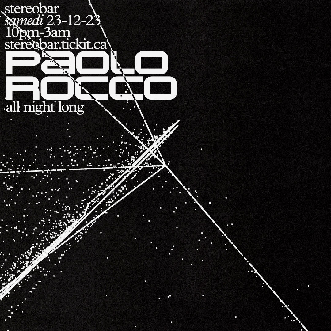 Paolo Rocco (All Night Long) - フライヤー表